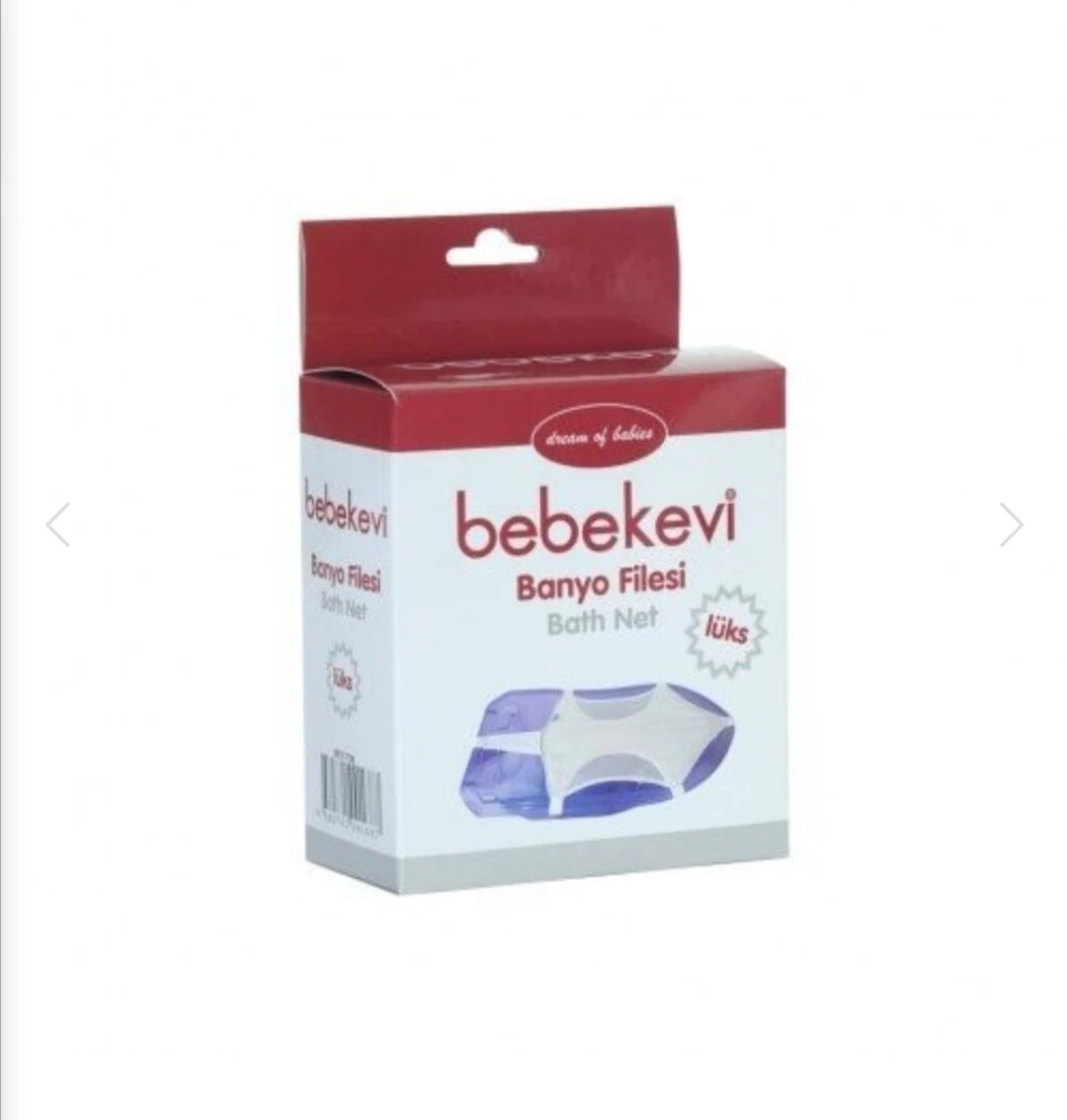 Bebek Havlulu Küvet Filesi Beyaz