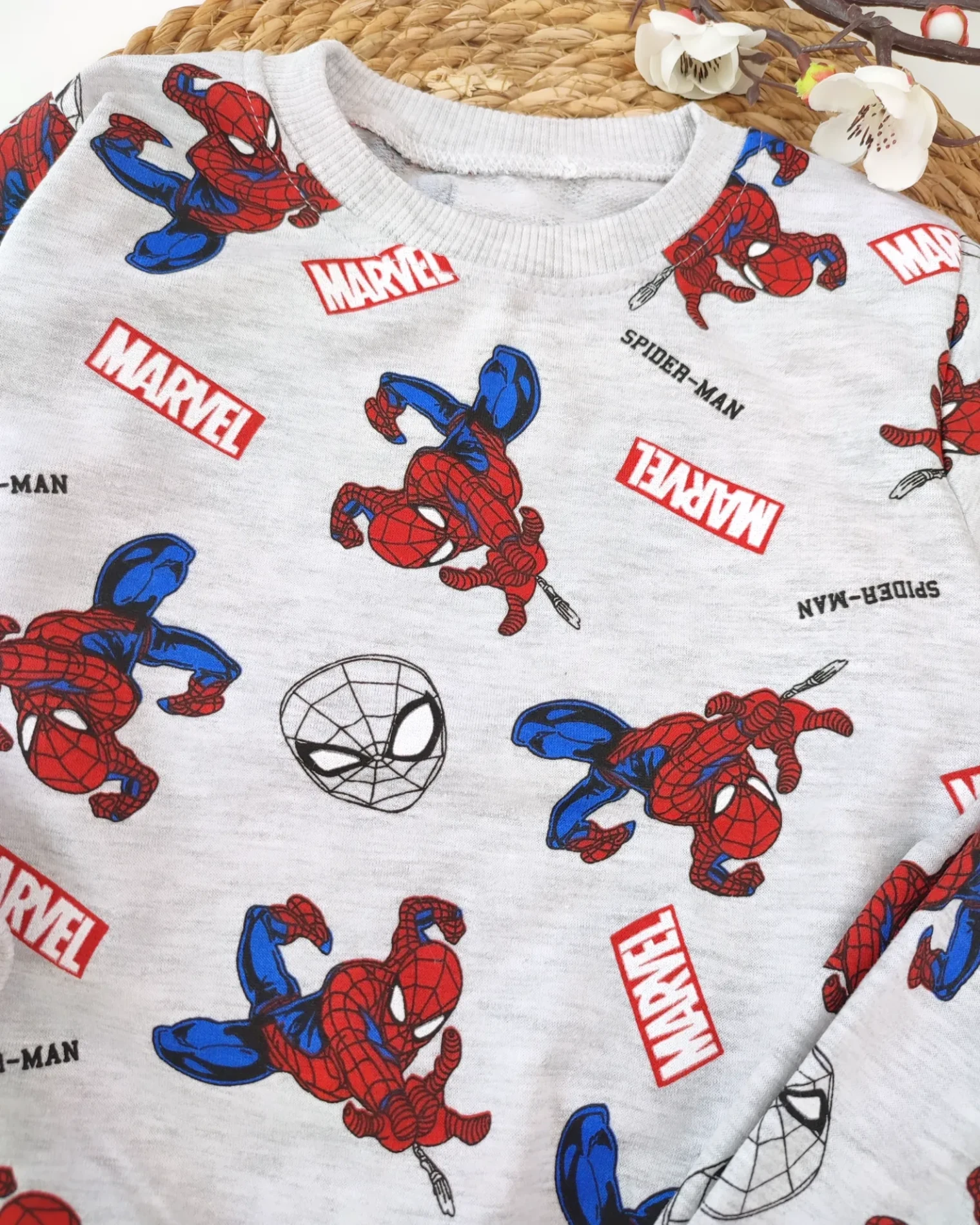 Çocuk 3-6 Yaş Spider Man Baskılı Mevsimlik Pijama Takım